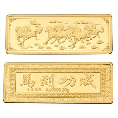 天寶龍鳳 金銀制品中的投資典范——馬到功成投資金條（20g）在東方購物與東方CJ的璀璨亮相